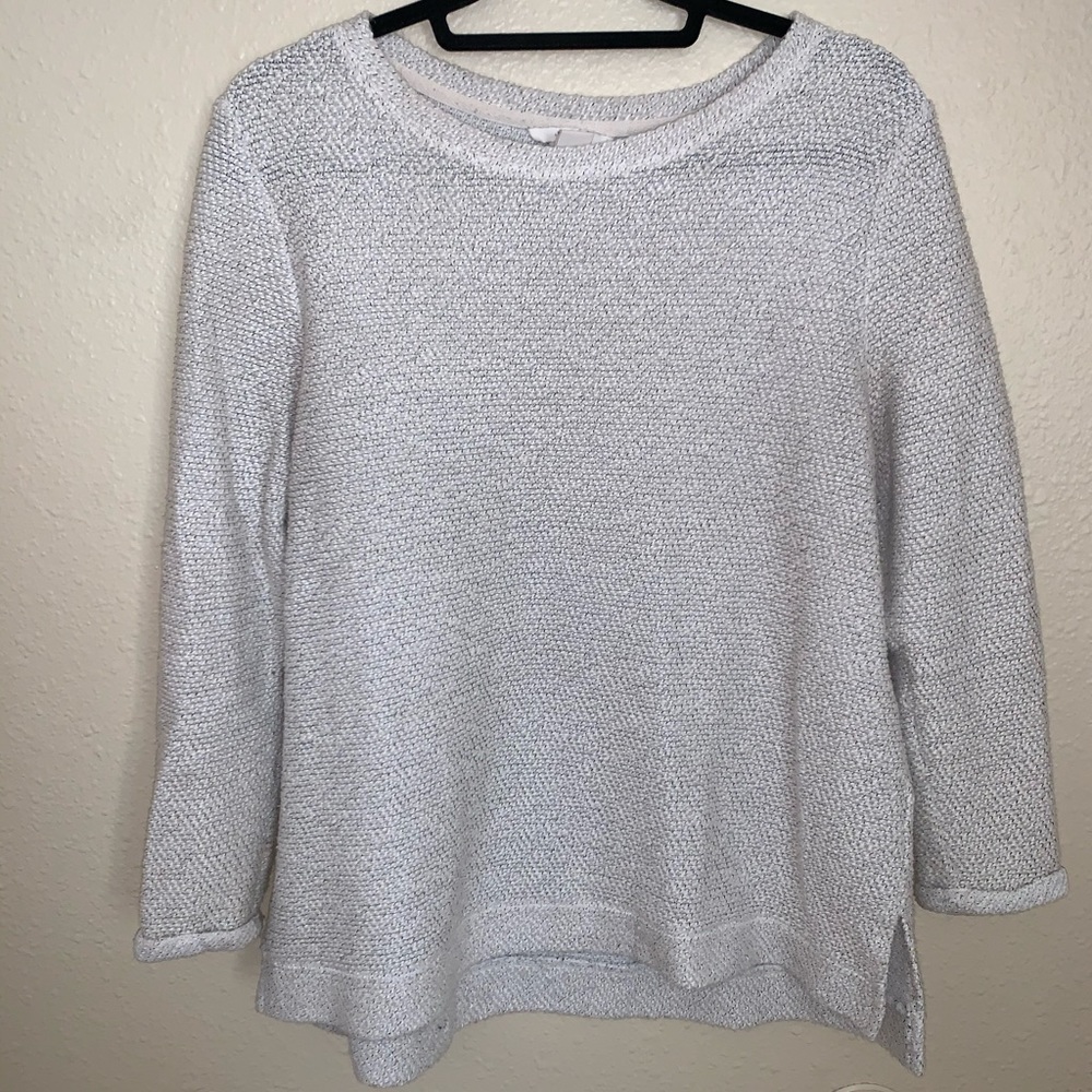 White Knitted Sweater